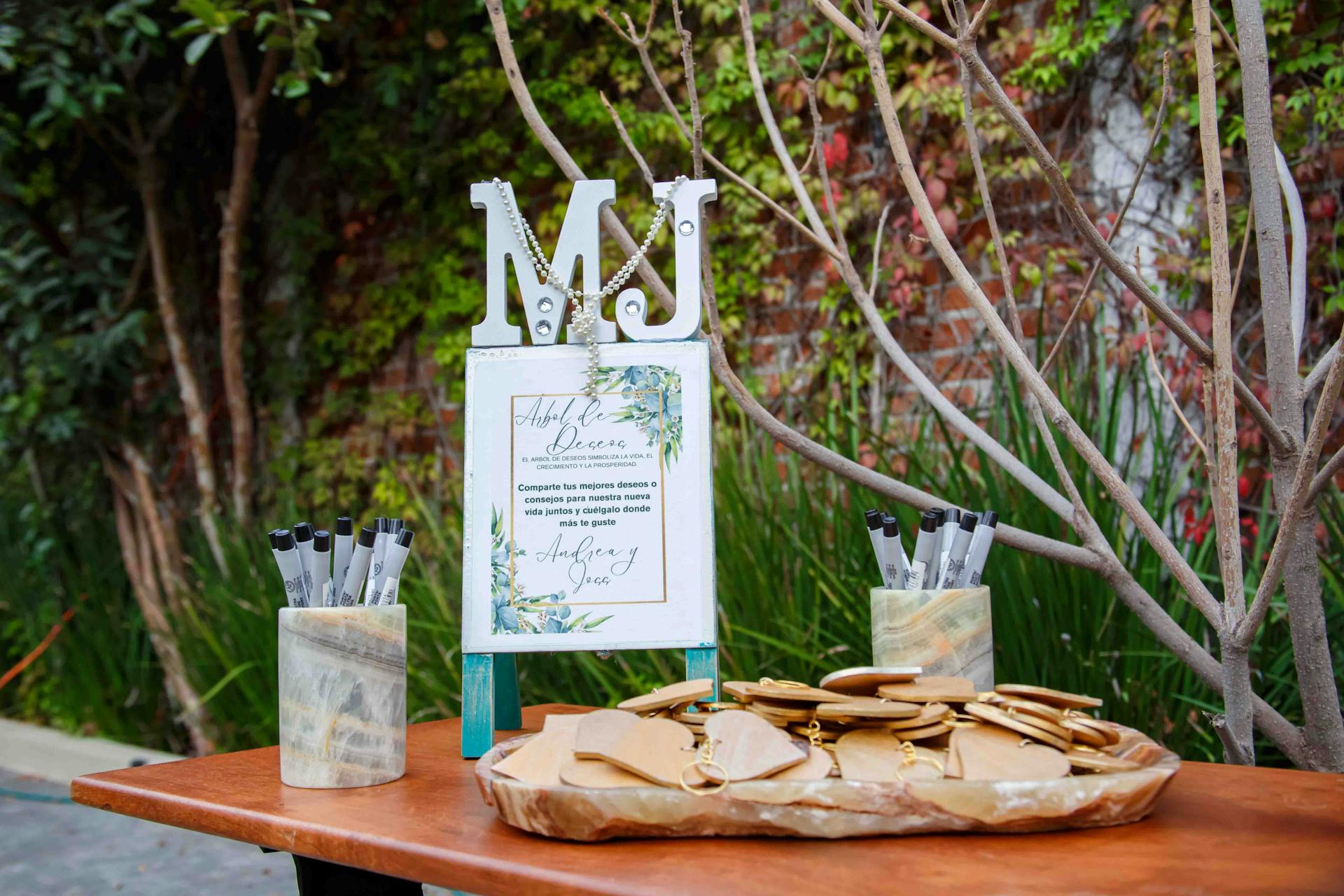 Wedding Message Station